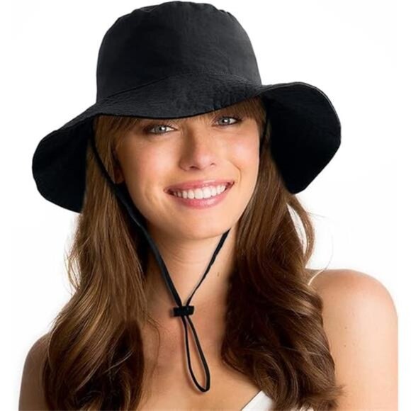 Waterproof Sun UPF 50+ Bucket Hat UV Protection Packable Brimmed Boonie - Picture 7 of 7